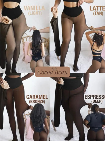 all 4 colors of Cocoabean leggings