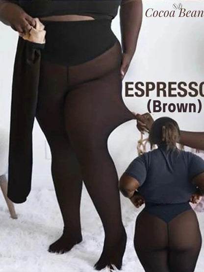 flees skin shaded legging in shade brown